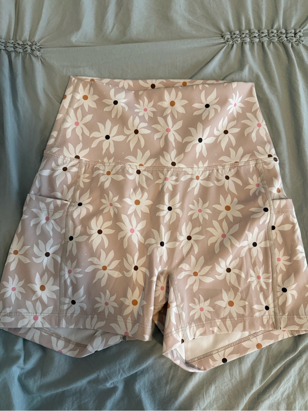 Born Primitive Pink Floral Athletic Shorts